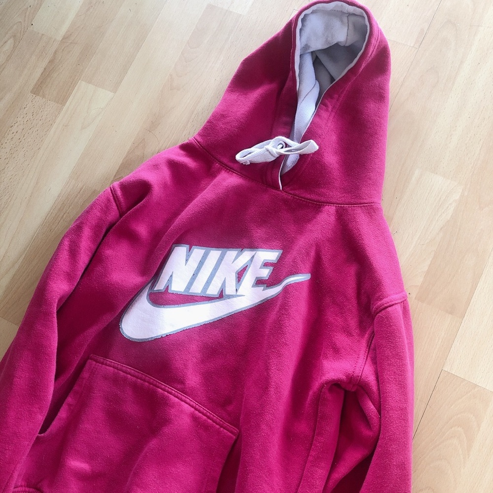 Nike Logo Sporty Stylish Pink Hoodie 💞✨🤩